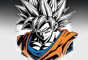 Son goku tattoo idea