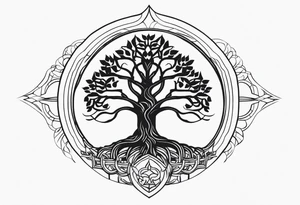 Yggdrasil tattoo idea