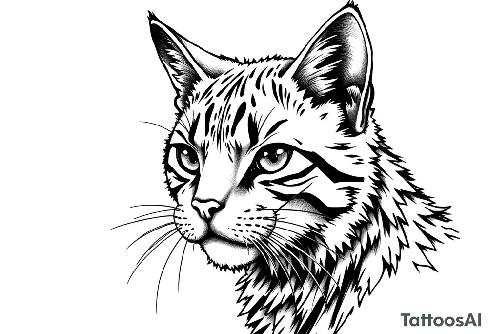 alley cat pixelated pc game tattoo idea