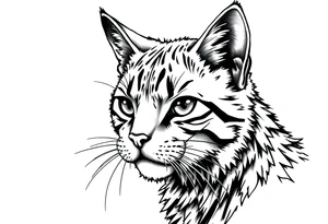 alley cat pixelated pc game tattoo idea