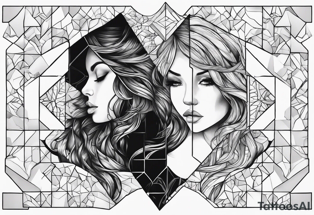 One or two puzzle pieces to show the connection between two people tattoo idea