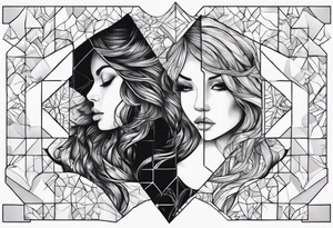 One or two puzzle pieces to show the connection between two people tattoo idea