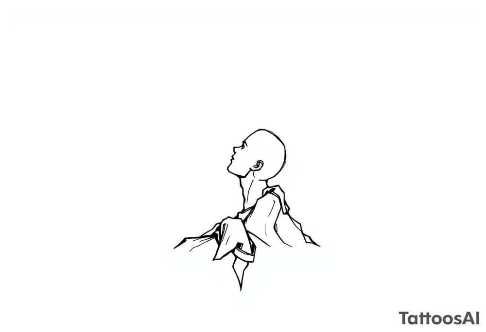 lost in thoughts tattoo idea