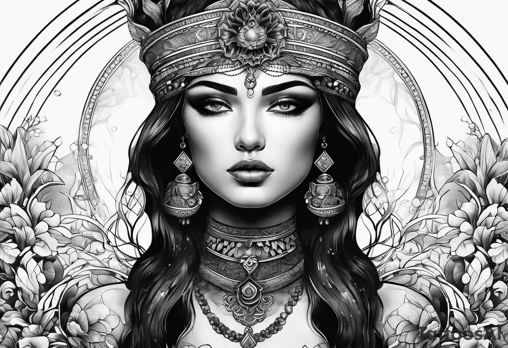 The embodiment of balance tattoo idea