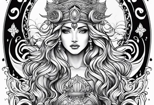 Water bearer  aquarius tattoo idea