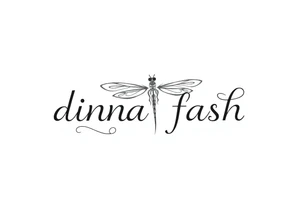 dinna fash. Style celtic flower. Dragon fly. Minimaliste. Simple tattoo idea