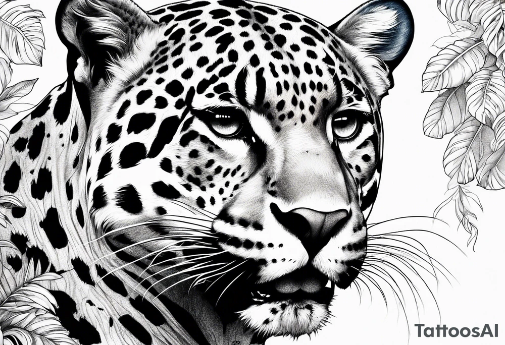 jaguar stalking tattoo idea
