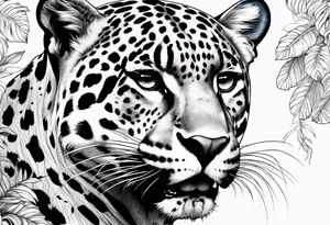 jaguar stalking tattoo idea