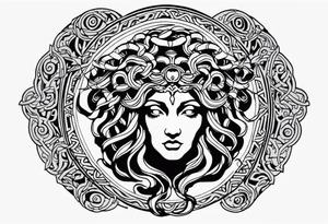 Gorgon Medusa, ancient greece tattoo idea