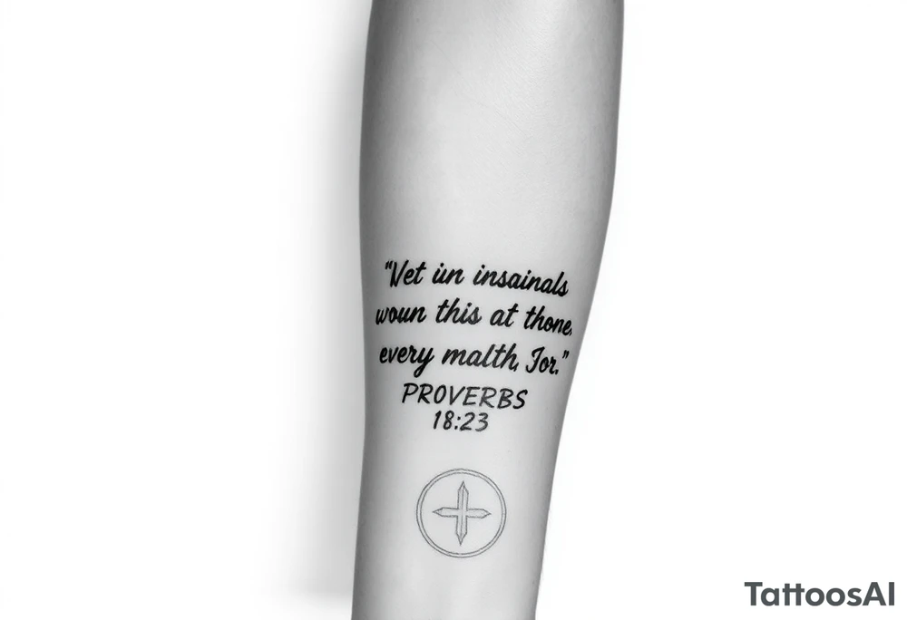 76 2323 proverbs 18:24 writing in gang tattoo idea