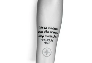 76 2323 proverbs 18:24 writing in gang tattoo idea