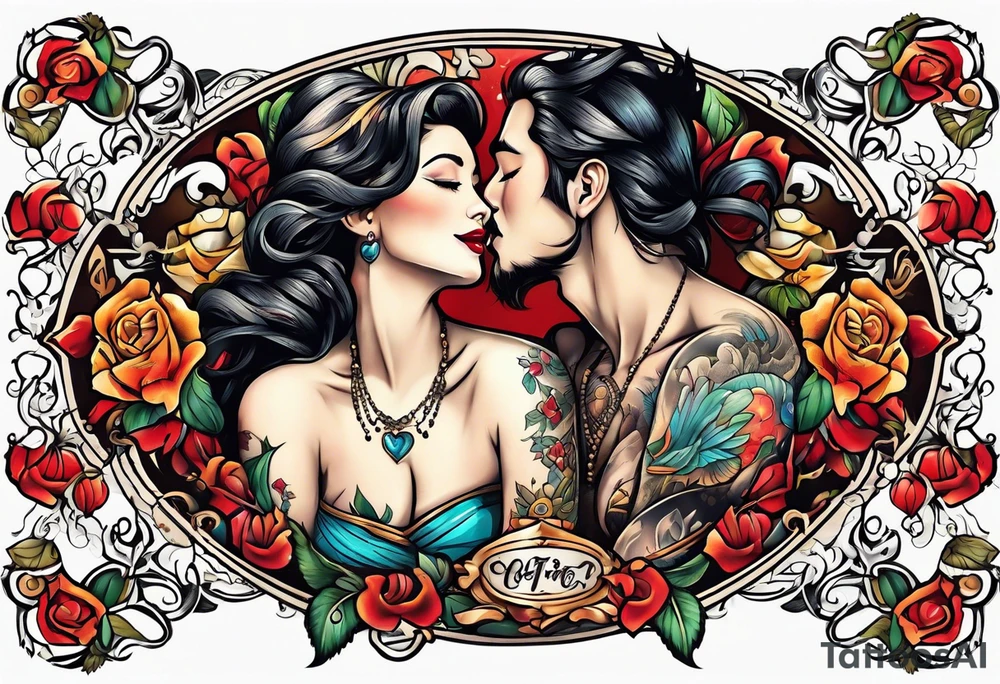 happy on the outside tattoo idea