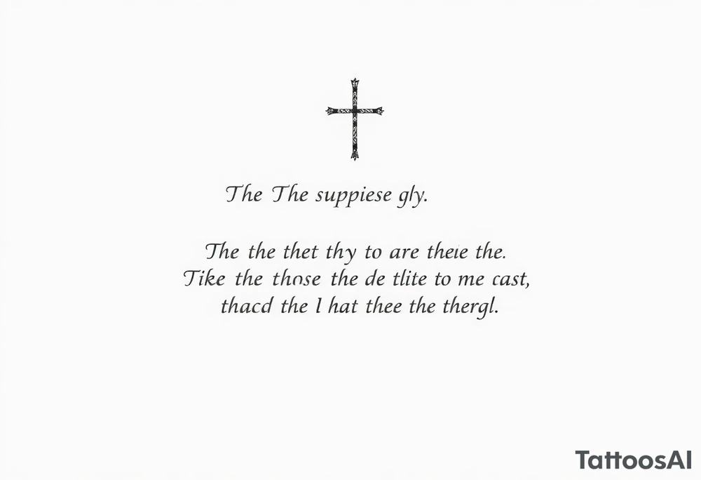 The Apostles Creed tattoo idea