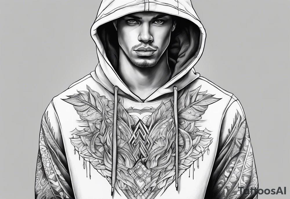 Hoodie tattoo idea