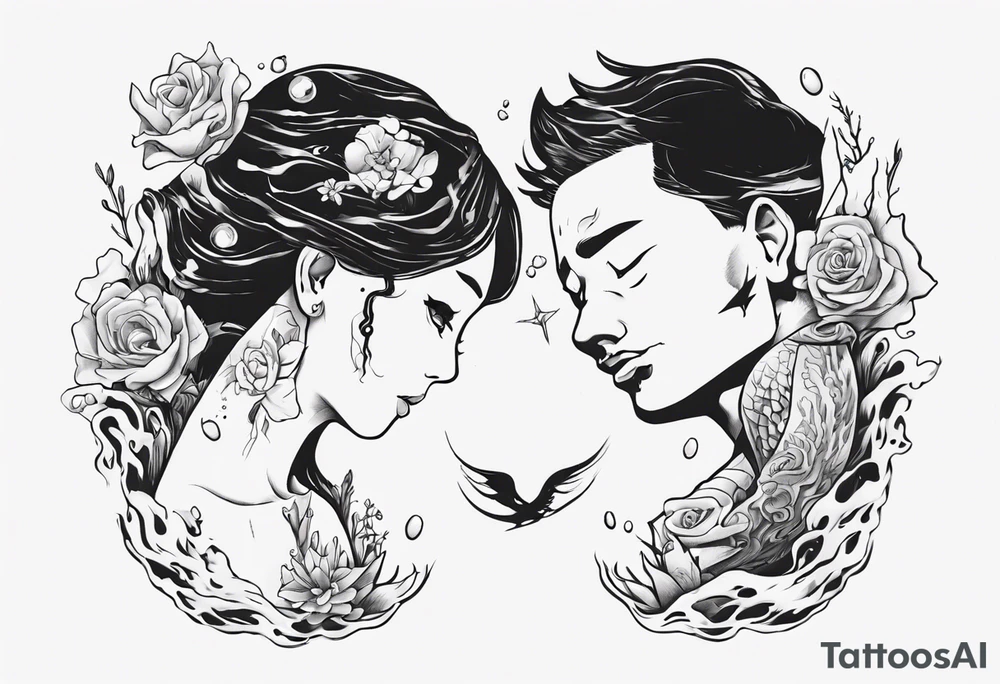 “You’re diving into me with your love” tattoo idea