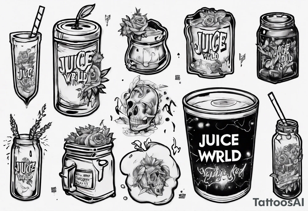 Juice wrld lyrics in code tattoo idea