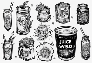 Juice wrld lyrics in code tattoo idea