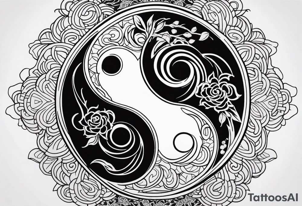 Yin Yang tattoo idea