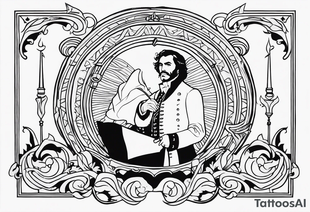 The count of monte cristo tattoo idea