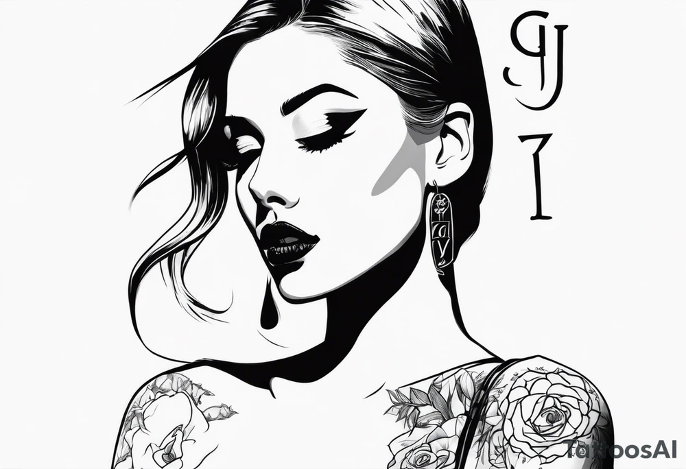 Gigi with death date tattoo idea