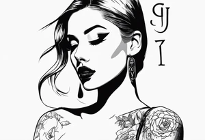 Gigi with death date tattoo idea