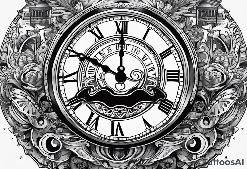 Time is money tattoo idea