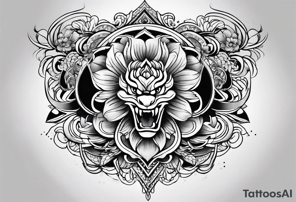 Veiny penis tattoo idea