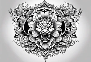 Veiny penis tattoo idea