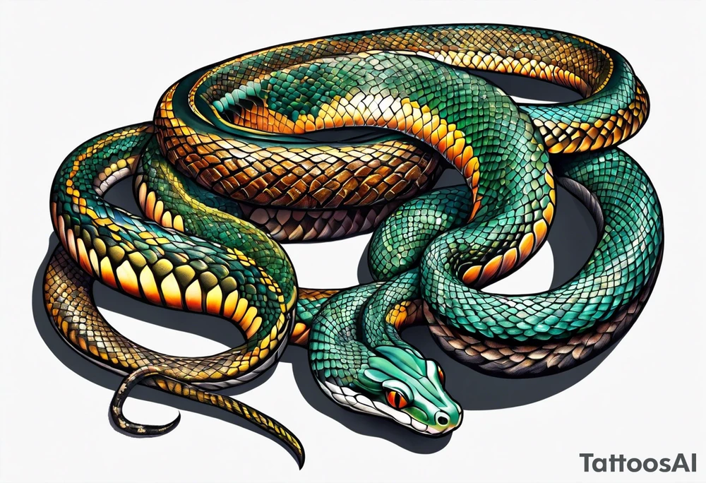 snake tattoo idea