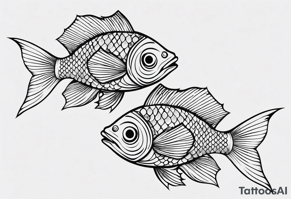 pretty fish tattoo idea