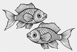pretty fish tattoo idea