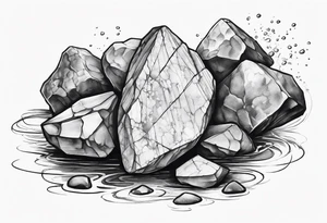 Wish, rocks, skipping tattoo idea