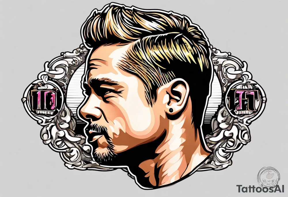 Brad Pitt Fight Club soap toad head tattoo idea