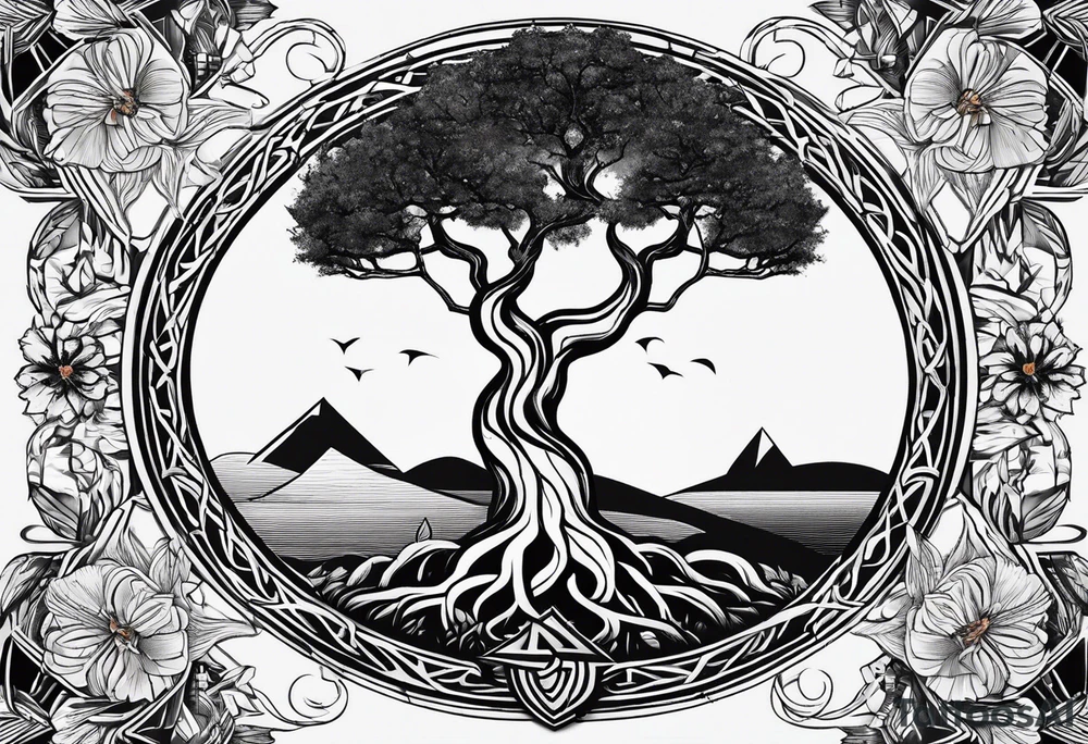 minimal Yggdrasil with roots
3 line triangles behind tattoo idea minimal Yggdrasil with roots
3 line triangles behind tattoo idea