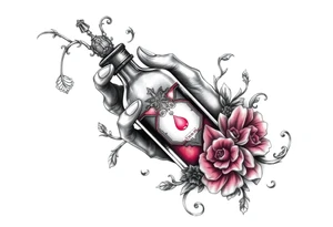 Loveless 
 death bringer  handing me 
poison bottle tattoo idea