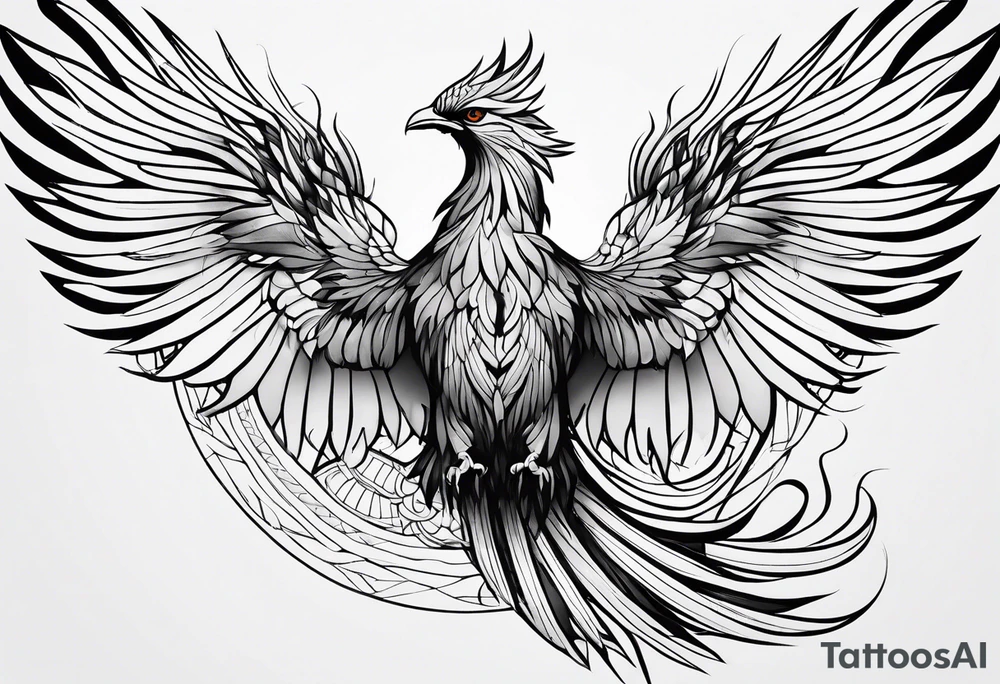 Phoenix tattoo idea