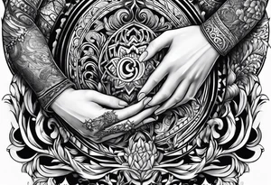 fingers tattoo tattoo idea