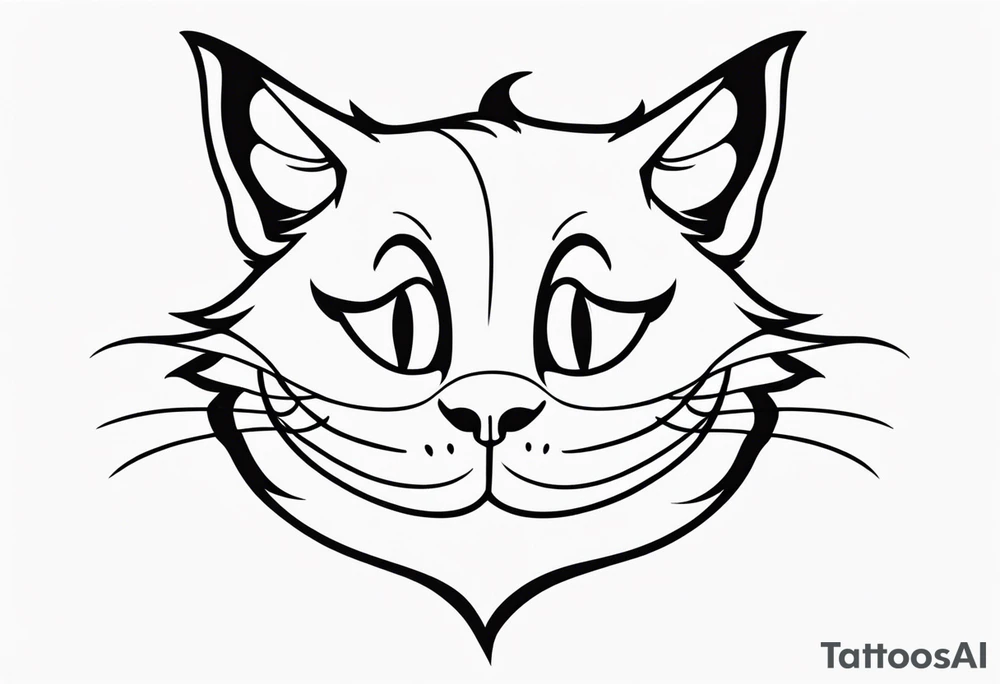 Cheshire Cat tattoo idea