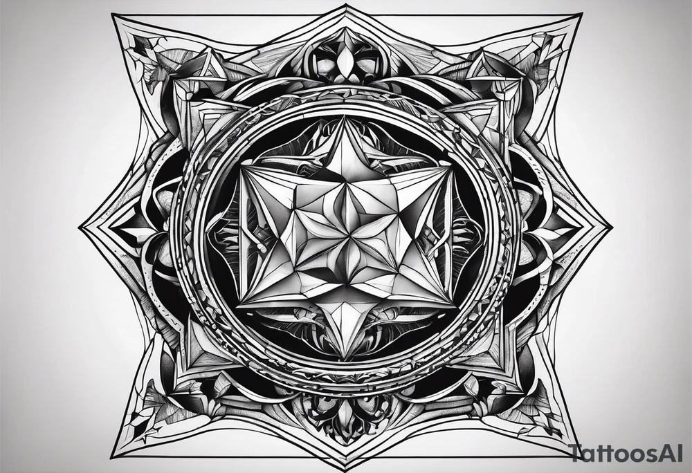 Penrose diagram tattoo idea