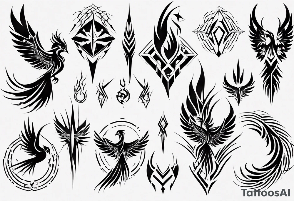 Phoenix tattoo idea