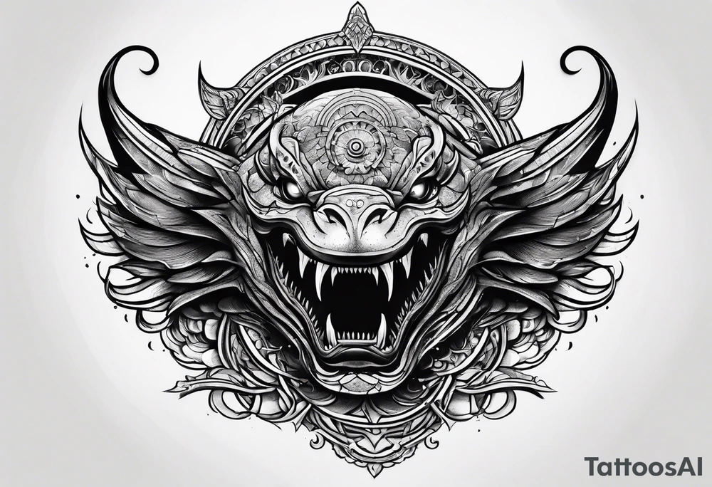 Leviathan forearm tattoo tattoo idea