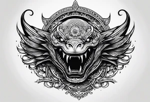 Leviathan forearm tattoo tattoo idea