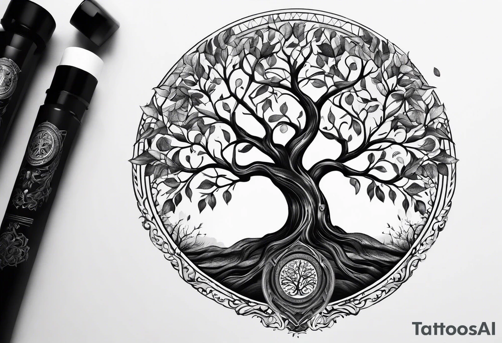tree of life tattoo idea