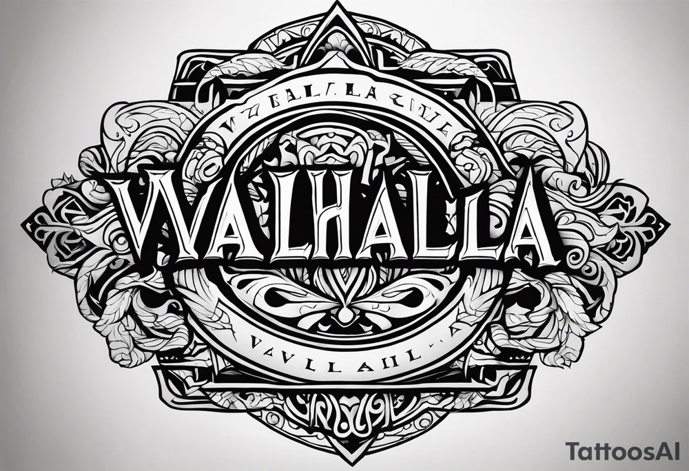 Valhalla tattoo idea
