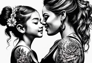 Father and daughters tattoo idea