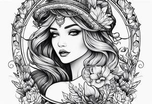 a storybook siren tattoo idea
