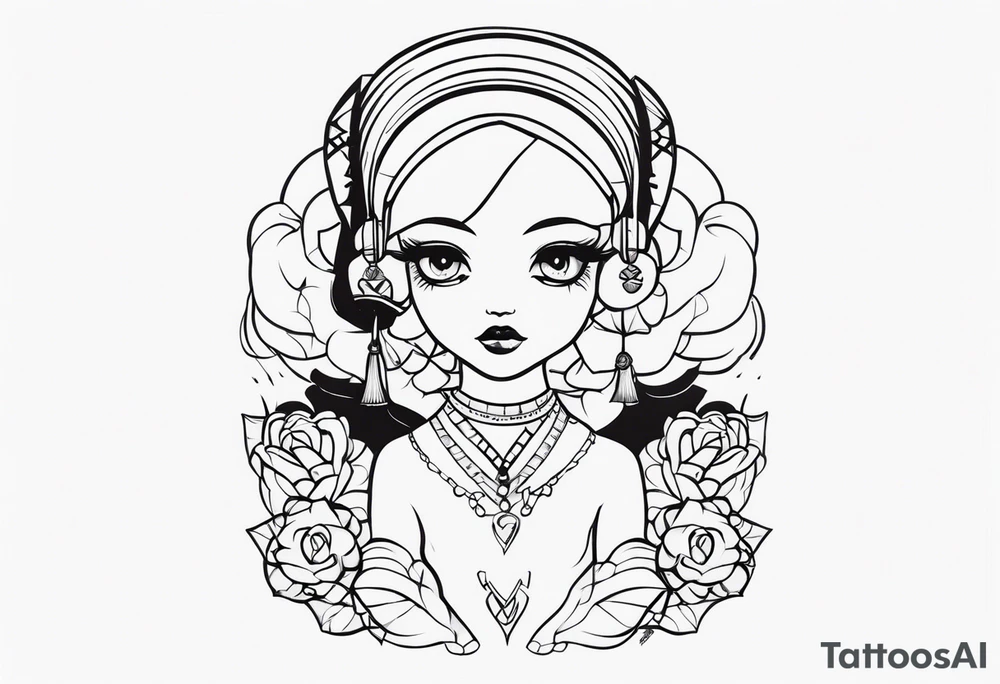 Doll tattoo idea