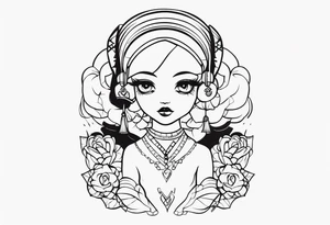 Doll tattoo idea