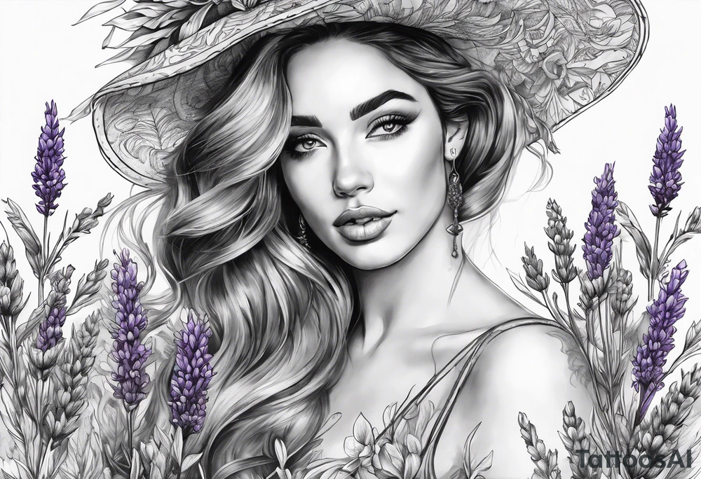 Lavender tattoo idea