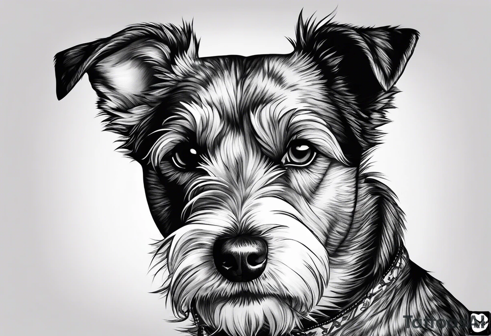 mountain terrier named buddy tattoo idea